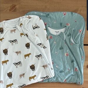 Kyte BABY Farm Animal and Teal Sleep Sacks